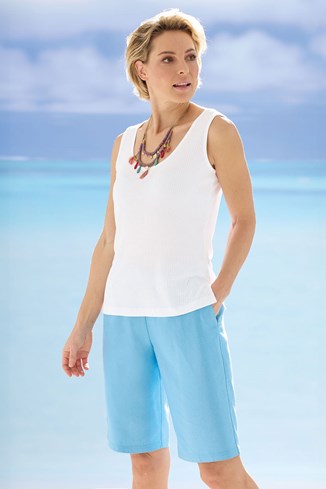 Women’s Noil Silk Shorts