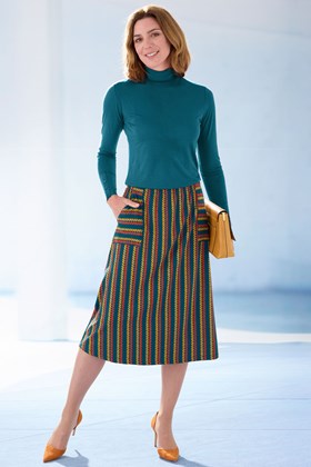 Women's Patch pocket skirt