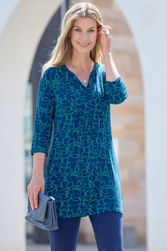 Women’s Jersey Tunic Top with Yoke