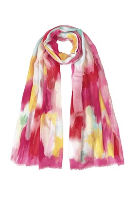 Viscose-Cotton Printed Scarf