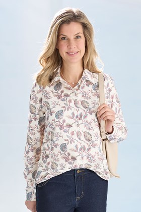 Long Sleeve Viscose Shirt