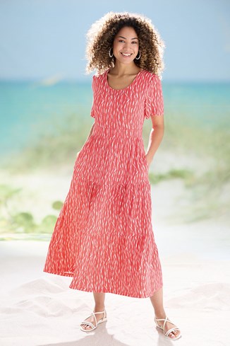 Women’s Tiered Jersey Dress