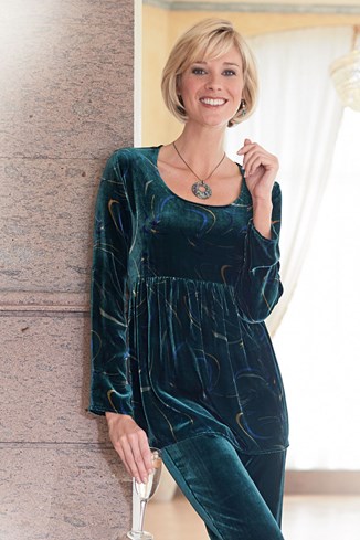 Velvet Silk Top