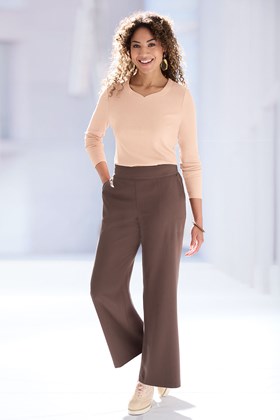 Women’s Tencel Wide Leg Trousers